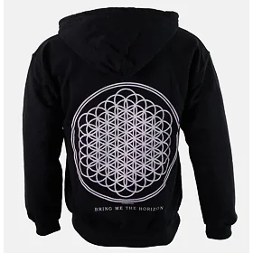 ROCK OFF Flower Of Life Zip Černá XL