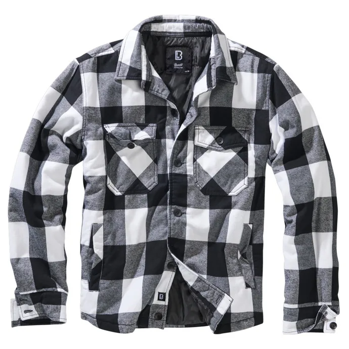 BRANDIT Lumberjacket checked Černá S