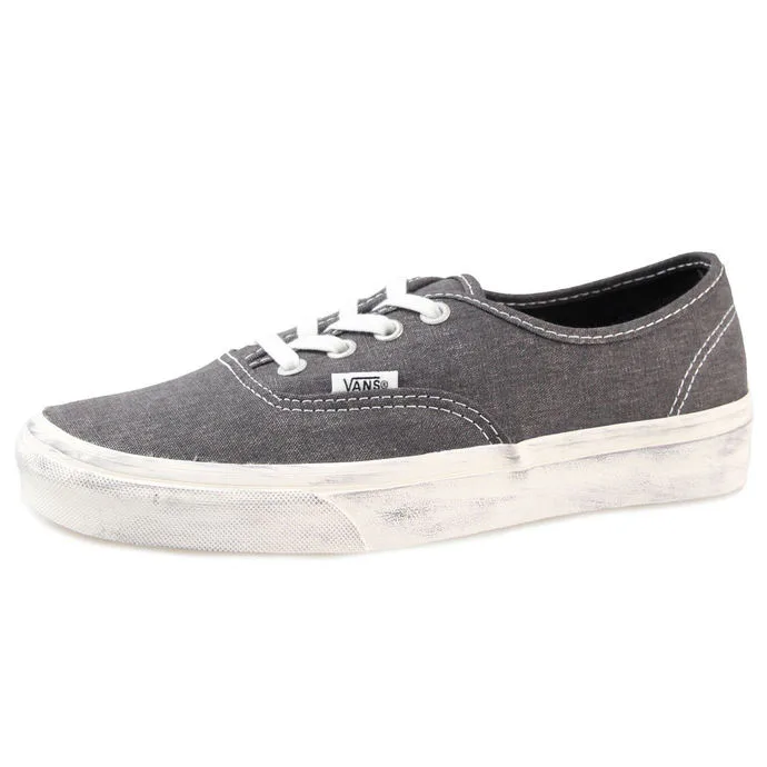 VANS Authentic (Overwashed) Šedá Bílá 37